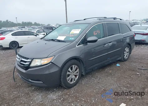 2014 Honda Odyssey Ex-L z USA, uszkodzony, nr VIN 5FNRL5H68EB013706